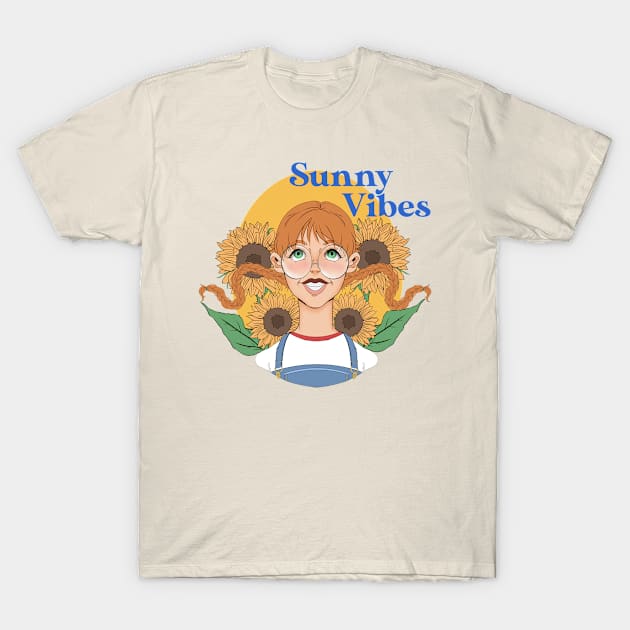 Sunny Vibes T-Shirt by DreadfulDiamond